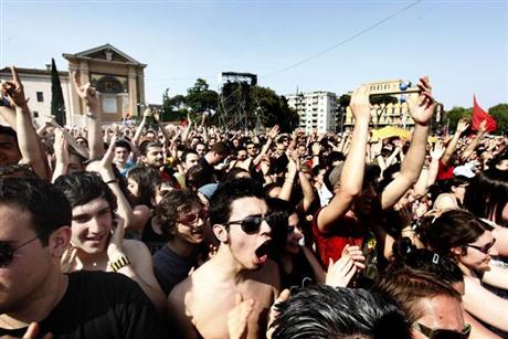 Concerto primeiro de maio na Itália