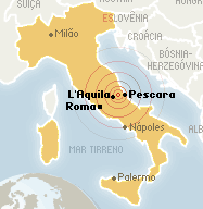 Novo tremor sacode a cidade de L'Aquila