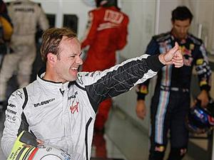 O piloto brasileiro da Brawn GP, Rubens Barrichello, fez a poli position para o GP Brasil