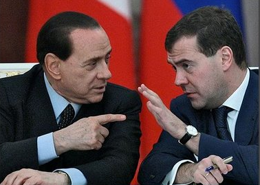 Berlusconi e Medvedev