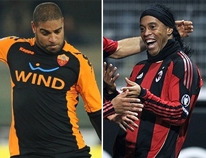 Adriano e Ronaldinho